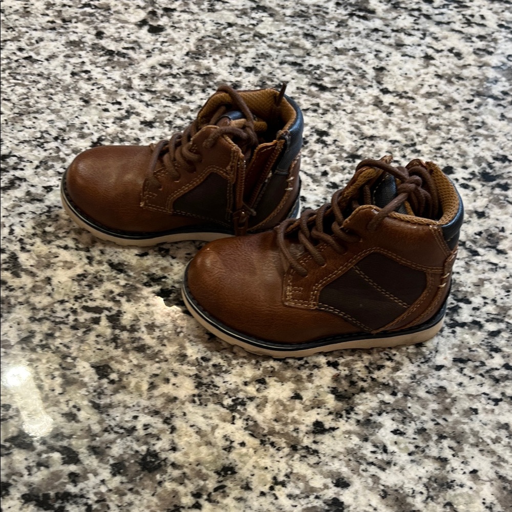 Brown Kids Boots